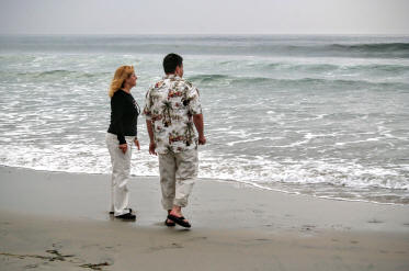 couple at beach